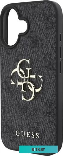 GUHCP16S4GMGGR Guess PU 4G Big metal logo для iPhone 16 GUHCP16S4GMGGR