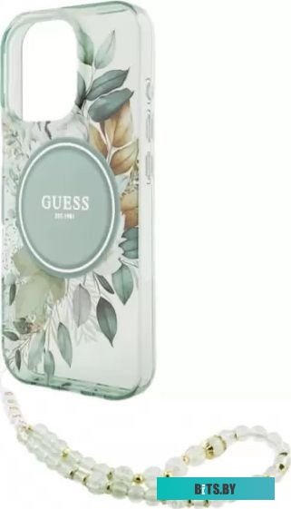 GUHMP16LHFWBRCESN Guess PC/TPU Flowers (MagSafe) для iPhone 16 Pro GUHMP16LHFWBRCESN