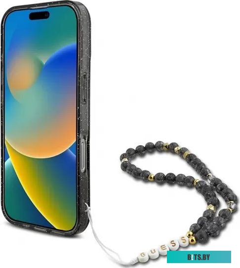 GUHMP16LHGCRELSK Guess PC/TPU Glitter (MagSafe) для iPhone 16 Pro GUHMP16LHGCRELSK