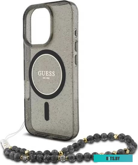 GUHMP16LHGCRELSK Guess PC/TPU Glitter (MagSafe) для iPhone 16 Pro GUHMP16LHGCRELSK