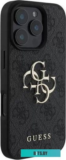 GUHCP16L4GMGGR Guess PU 4G Big metal logo для iPhone 16 Pro GUHCP16L4GMGGR