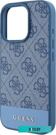 GUHCP16LG4GLBL Guess PU 4G Bottom stripe Metal logo для iPhone 16 Pro GUHCP16LG4GLBL