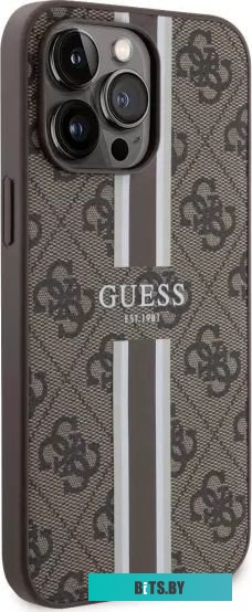 GUHMP16XP4RPSW Guess PU 4G Stripes (MagSafe) для iPhone 16 Pro Max GUHMP16XP4RPSW