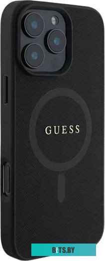 GUHMP16LPSAHMCK Guess PU Saffiano with metal logo (MagSafe) для iPhone 16 Pro GUHMP16LPSAHMCK