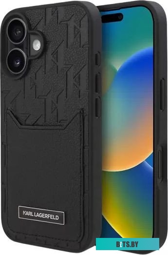 KLHCP16LLCRSGPS Lagerfeld Liquid Glitter RSG logo для iPhone 16 Pro KLHCP16LLCRSGPS