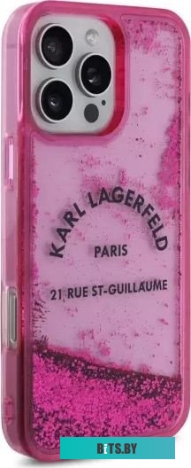 KLHCP16LLCRSGPF Lagerfeld Liquid Glitter RSG logo для iPhone 16 Pro KLHCP16LLCRSGPF