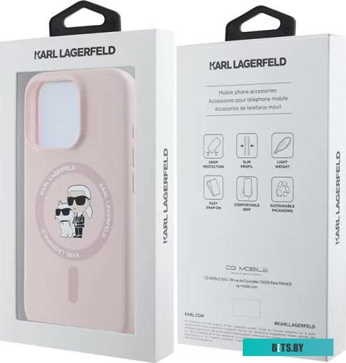 KLHMP16XSCMKCRHP Lagerfeld Liquid Silicone NFT Karl & Choupette (MagSafe) для iPhone 16 Pro Max KLHMP16XSCMKCRHP