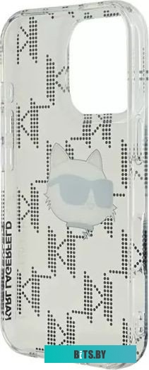 KLHCP16LHKLPCHT Lagerfeld PC/TPU Monogram NFT Choupette Head для iPhone 16 Pro KLHCP16LHKLPCHT