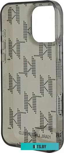 KLHCP16XHKDPNSK Lagerfeld PC/TPU Monogram для iPhone 16 Pro Max KLHCP16XHKDPNSK