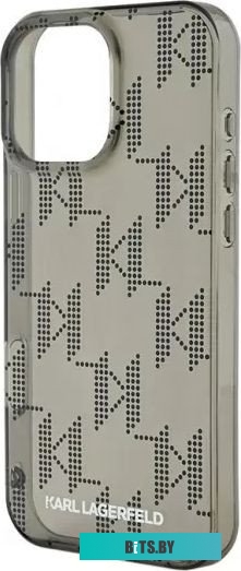 KLHCP16XHKDPNSK Lagerfeld PC/TPU Monogram для iPhone 16 Pro Max KLHCP16XHKDPNSK