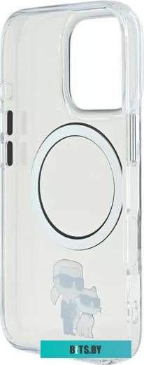KLHMP16XHNKCIT Lagerfeld PC/TPU NFT Karl & Choupette Metal ring (MagSafe) для iPhone 16 Pro Max KLHMP16XHNKCIT