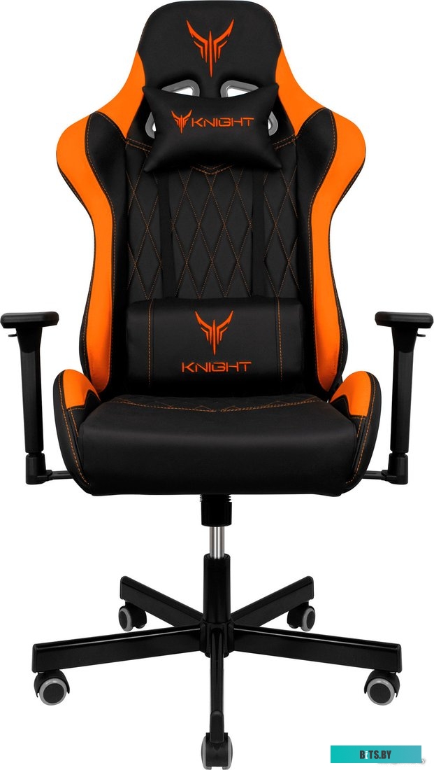 Офисное кресло (Стул) Бюрократ Armor (черный/оранжевый) <KNIGHT ARMOR BO>