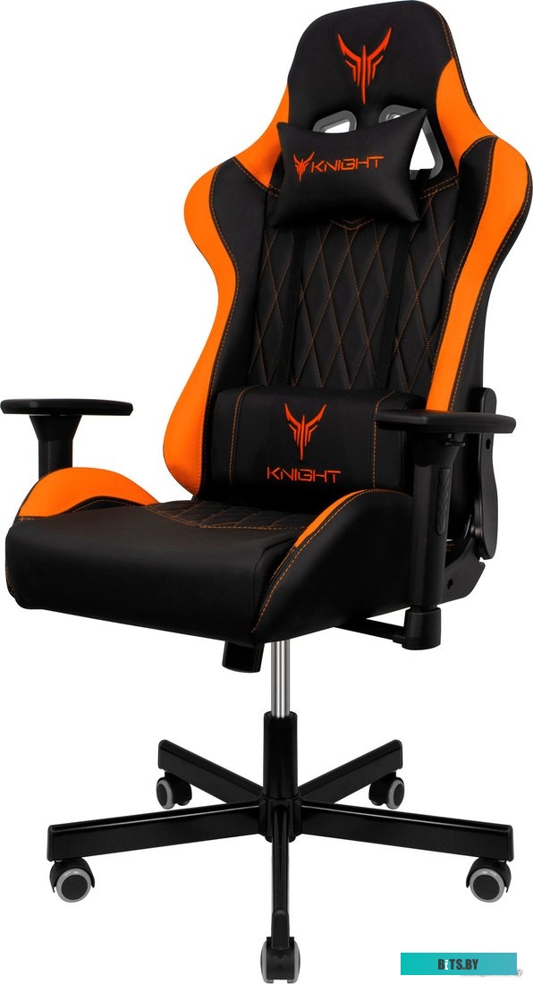Офисное кресло (Стул) Бюрократ Armor (черный/оранжевый) <KNIGHT ARMOR BO>