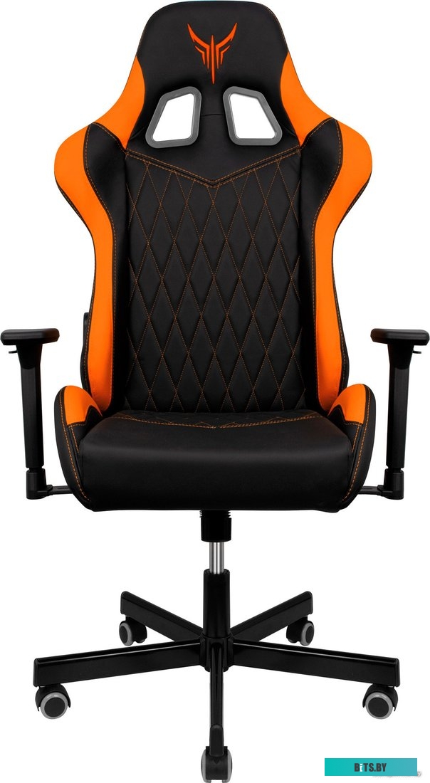 Офисное кресло (Стул) Бюрократ Armor (черный/оранжевый) <KNIGHT ARMOR BO>