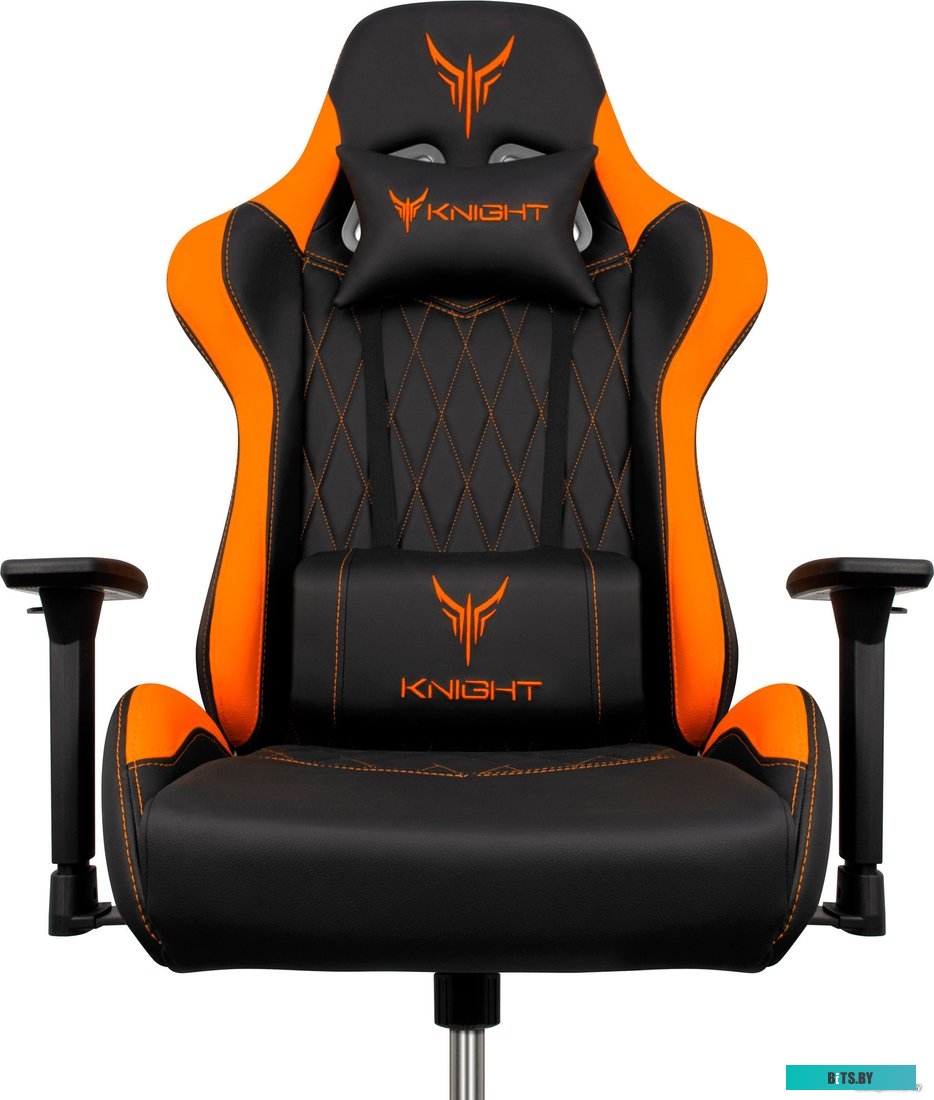 Офисное кресло (Стул) Бюрократ Armor (черный/оранжевый) <KNIGHT ARMOR BO>