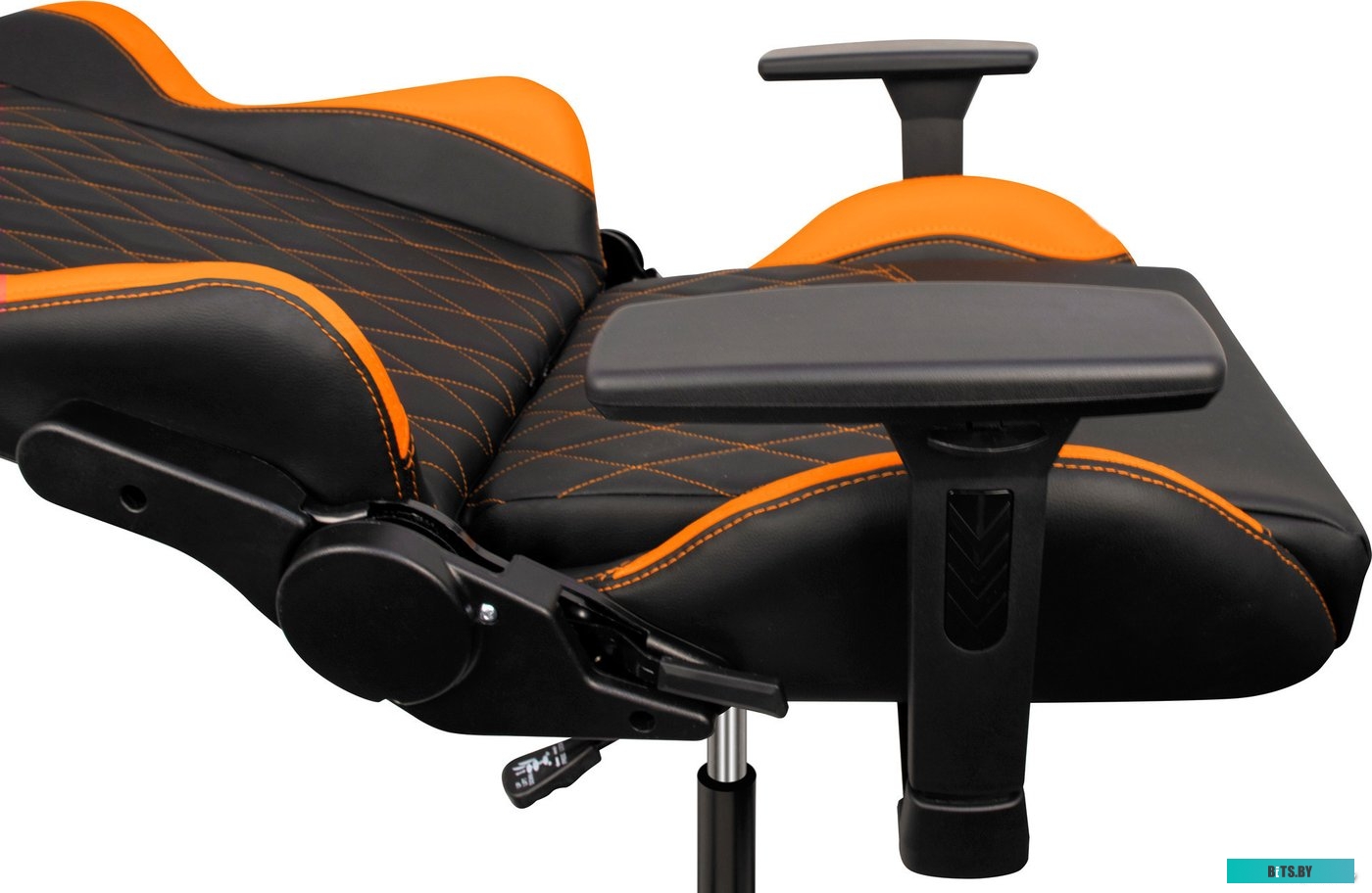 Офисное кресло (Стул) Бюрократ Armor (черный/оранжевый) <KNIGHT ARMOR BO>