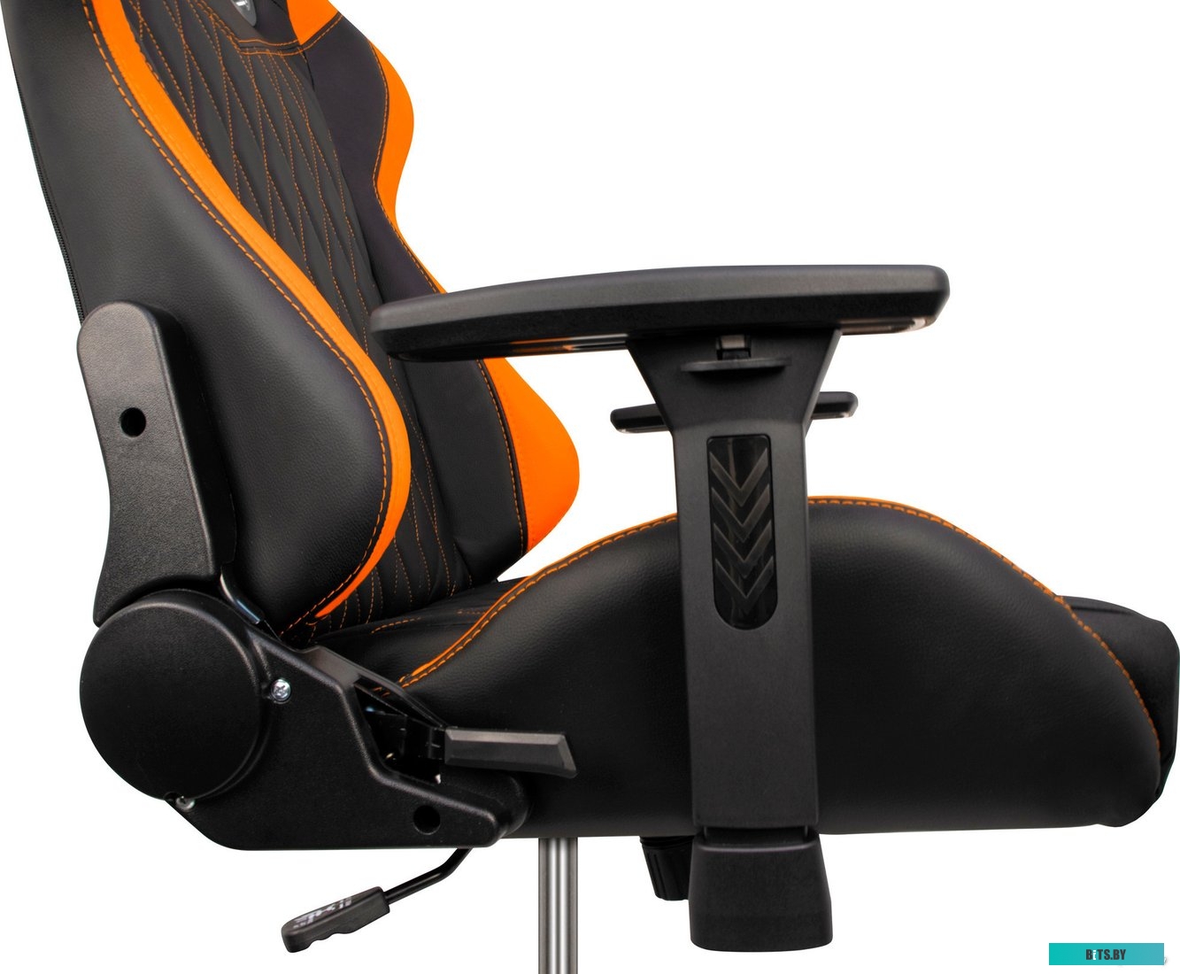 Офисное кресло (Стул) Бюрократ Armor (черный/оранжевый) <KNIGHT ARMOR BO>