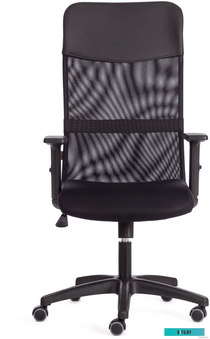 20536, 4610095493609 TetChair Practic Plt кожзам/ткань (черный)