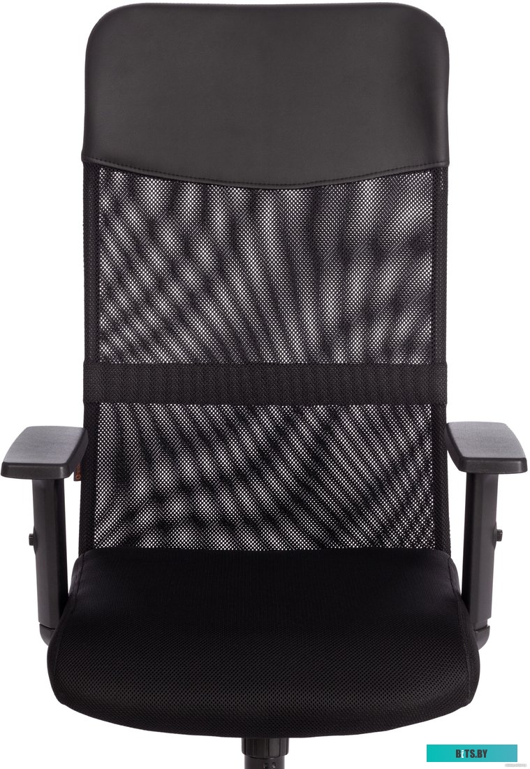 20536, 4610095493609 TetChair Practic Plt кожзам/ткань (черный)