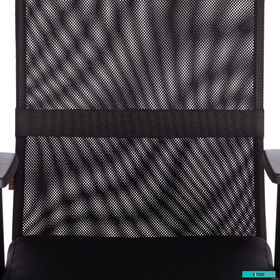 20536, 4610095493609 TetChair Practic Plt кожзам/ткань (черный)