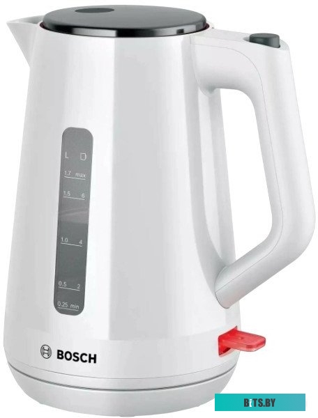 TWK1M121 Чайник электрический Bosch TWK1M121 1.7л. 2400Вт белый корпус: пластик