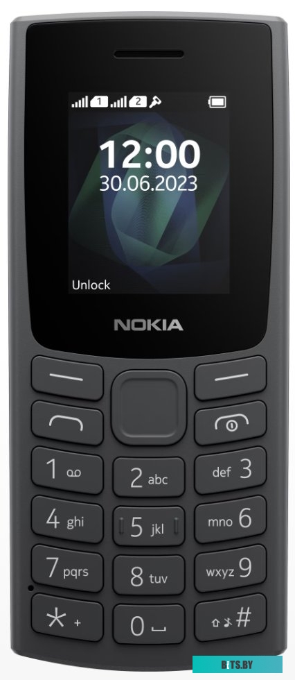 Кнопочный телефон Nokia 105 (2023) Dual SIM TA-1557 (черный) <1GF019CPA2C02>