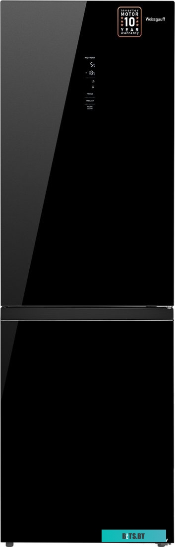 WRK 185 Total NoFrost Inverter Black Glass Weissgauff WRK 185 Total NoFrost Inverter Black Glass