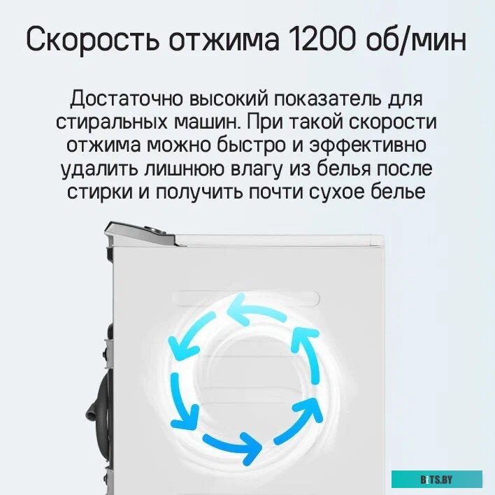 КА-00019775 Стиральная машина MAUNFELD MFWM127ISWH, с вертикальной загрузкой, с паром, 7кг, 1200об/мин, инверторная