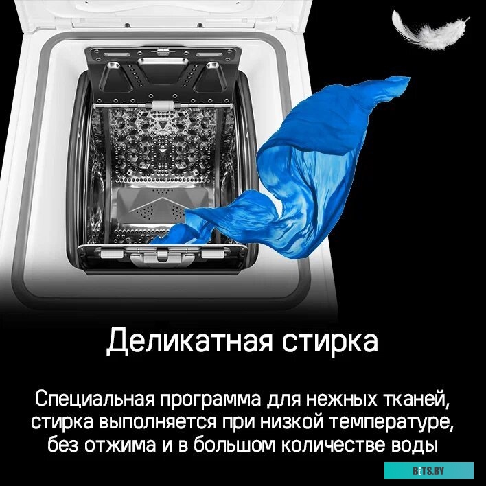 КА-00019775 Стиральная машина MAUNFELD MFWM127ISWH, с вертикальной загрузкой, с паром, 7кг, 1200об/мин, инверторная