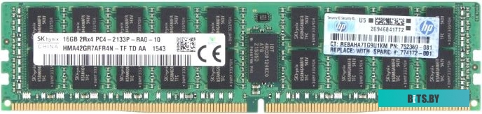 Оперативная память Hewlett-Packard 8Gb HP 2133Mhz PC4-2133P-R DDR4 single-rank x4 1.20V RDIMM 774170-001