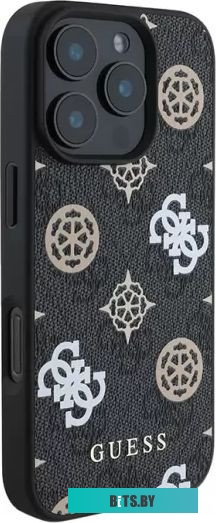 GUHMP16LP4PWPK Guess PU 4G Colored Peony (MagSafe) для iPhone 16 Pro GUHMP16LP4PWPK