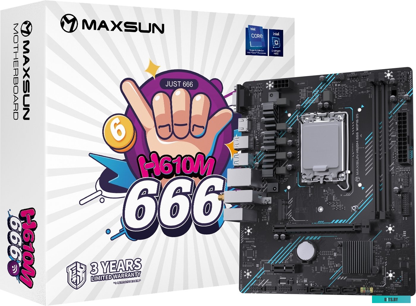 MS-H610M 666 WIFI6 D5 Maxsun H610M 666 WiFi6 D5