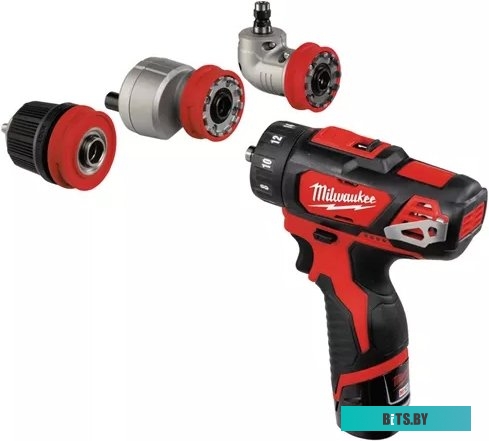 Milwaukee M12 BDDXKIT-202C 4933447836 (с 2-мя АКБ, кейс)