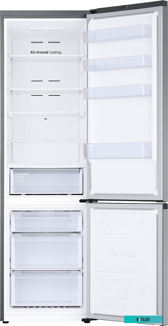 Холодильник Samsung RB38C671DSA/EF 2-хкамерн. серебристый инвертер RB38C671DSA/EF