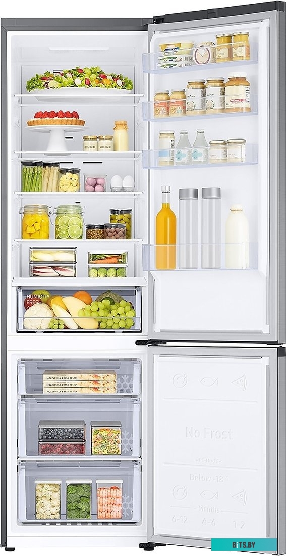 Холодильник Samsung RB38C600DSA/EF 2-хкамерн. серебристый RB38C600DSA/EF