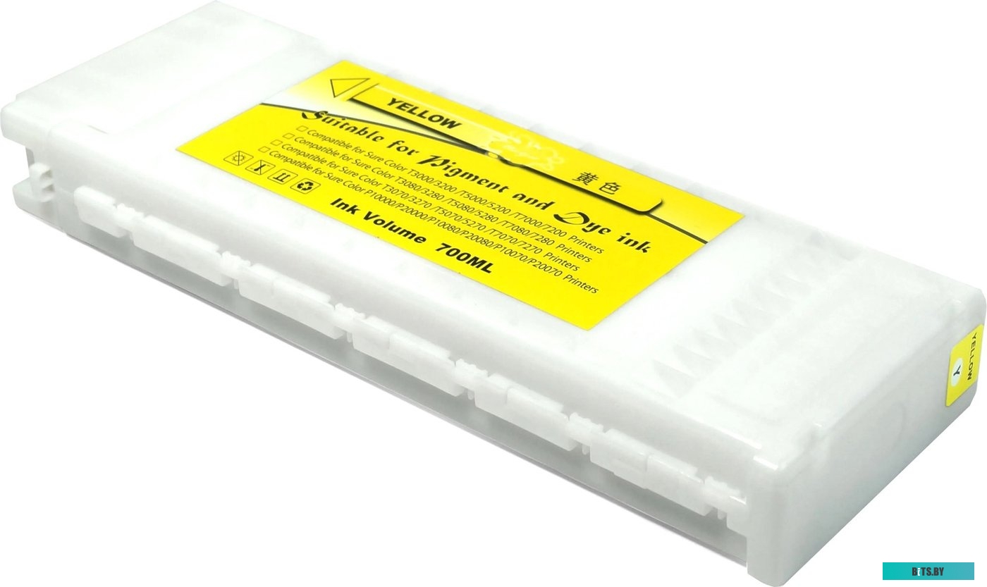 Струйный картридж NV Print T6944 (NV-C13T694400) Yellow для Epson SureColor SC-T5200/T3200/T7200 (700 мл) совместимый NV-C13T694400