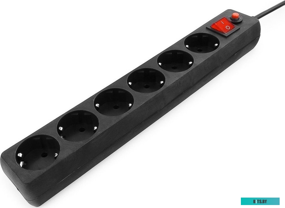 Сетевой фильтр Гарнизон ECL-5-UPS-W-1.8 для ИБП, 5р, 10А, 1.8м, ур.защиты 4, белый, пакет ECL-5-UPS-W-1.8