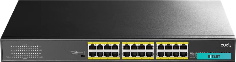 Коммутатор CUDY GS1028PS2, неуправляемый GS1028PS2