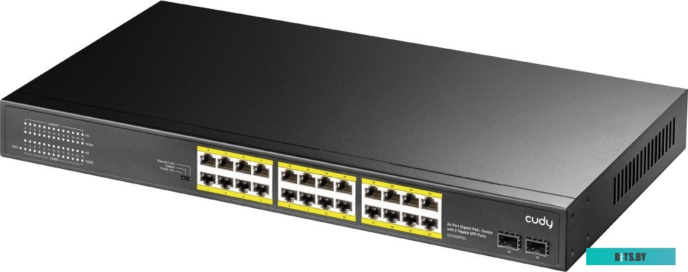 Коммутатор CUDY GS1028PS2, неуправляемый GS1028PS2