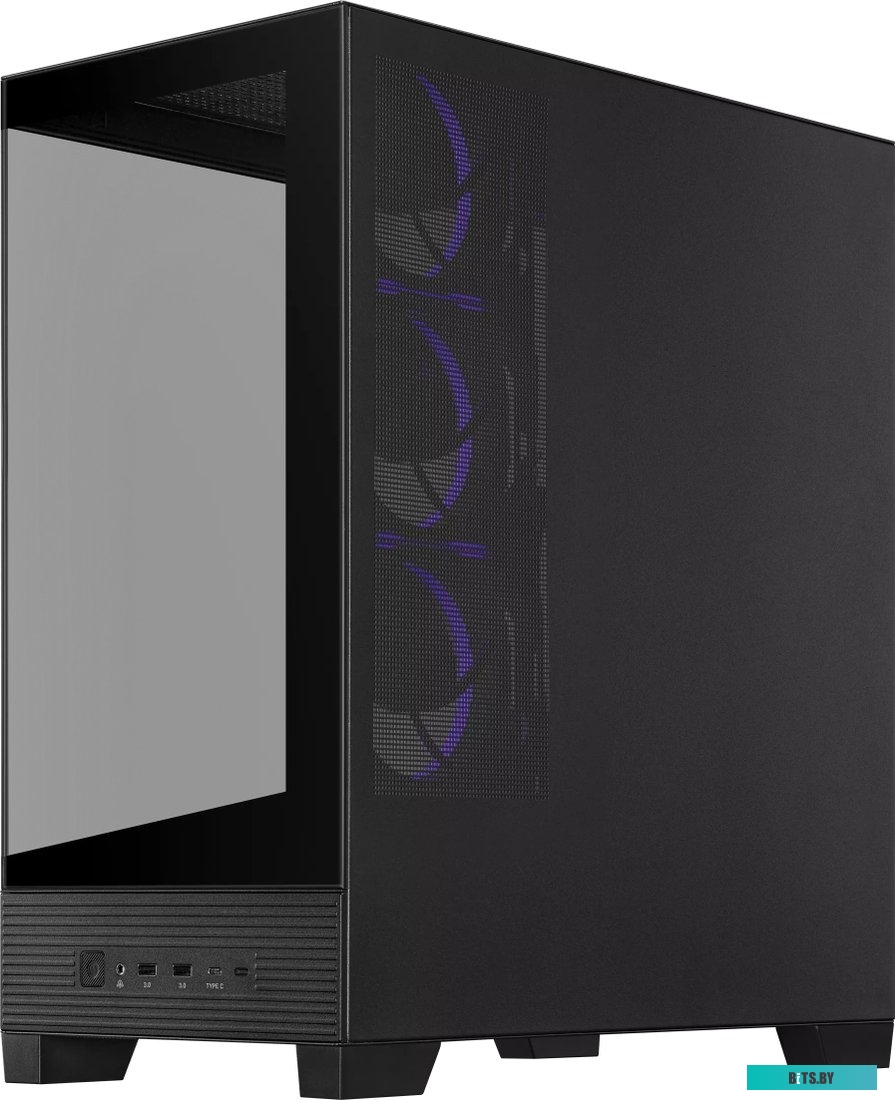 Корпус ASUS TUF GAMING GT302 TG ARGB BLACK (90DC00I0-B19000) GT302/ARGB FANS/BLK 90DC00I0-B19000