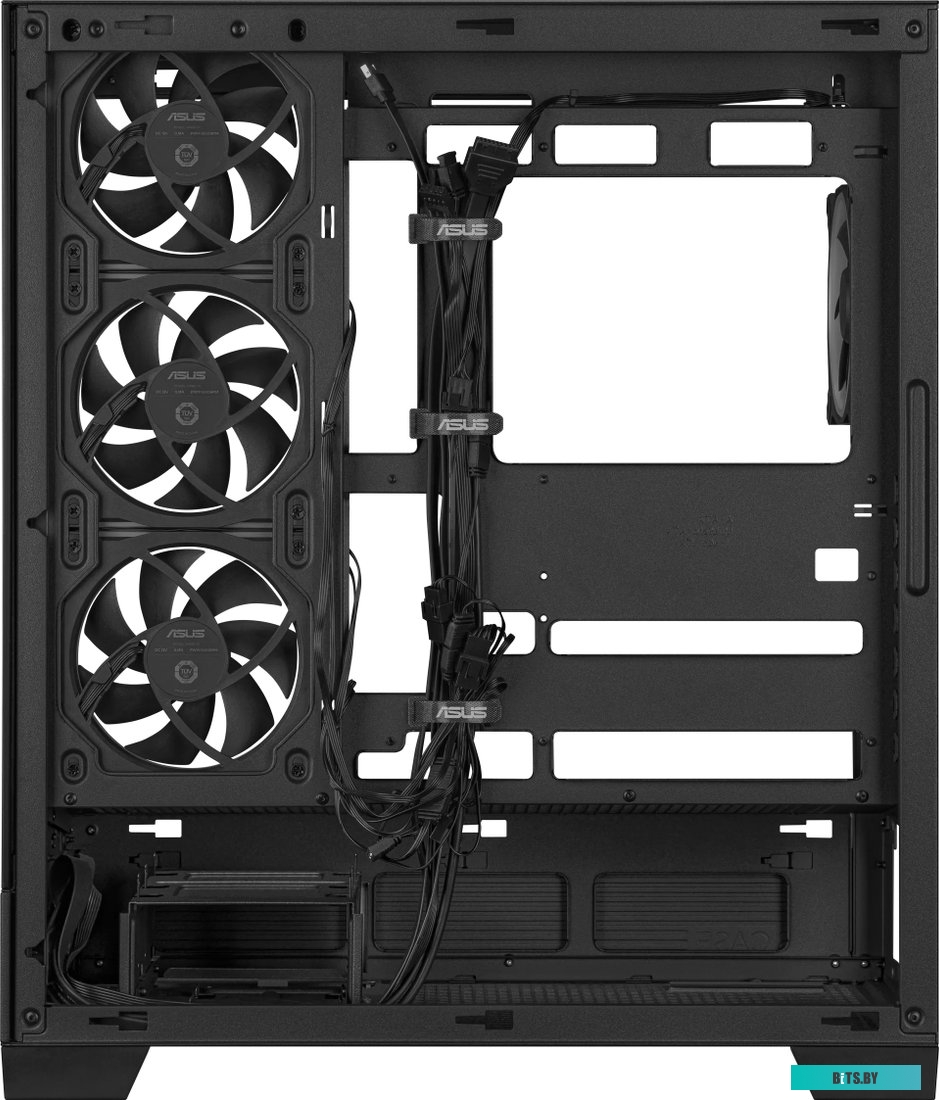 Корпус ASUS TUF GAMING GT302 TG ARGB BLACK (90DC00I0-B19000) GT302/ARGB FANS/BLK 90DC00I0-B19000