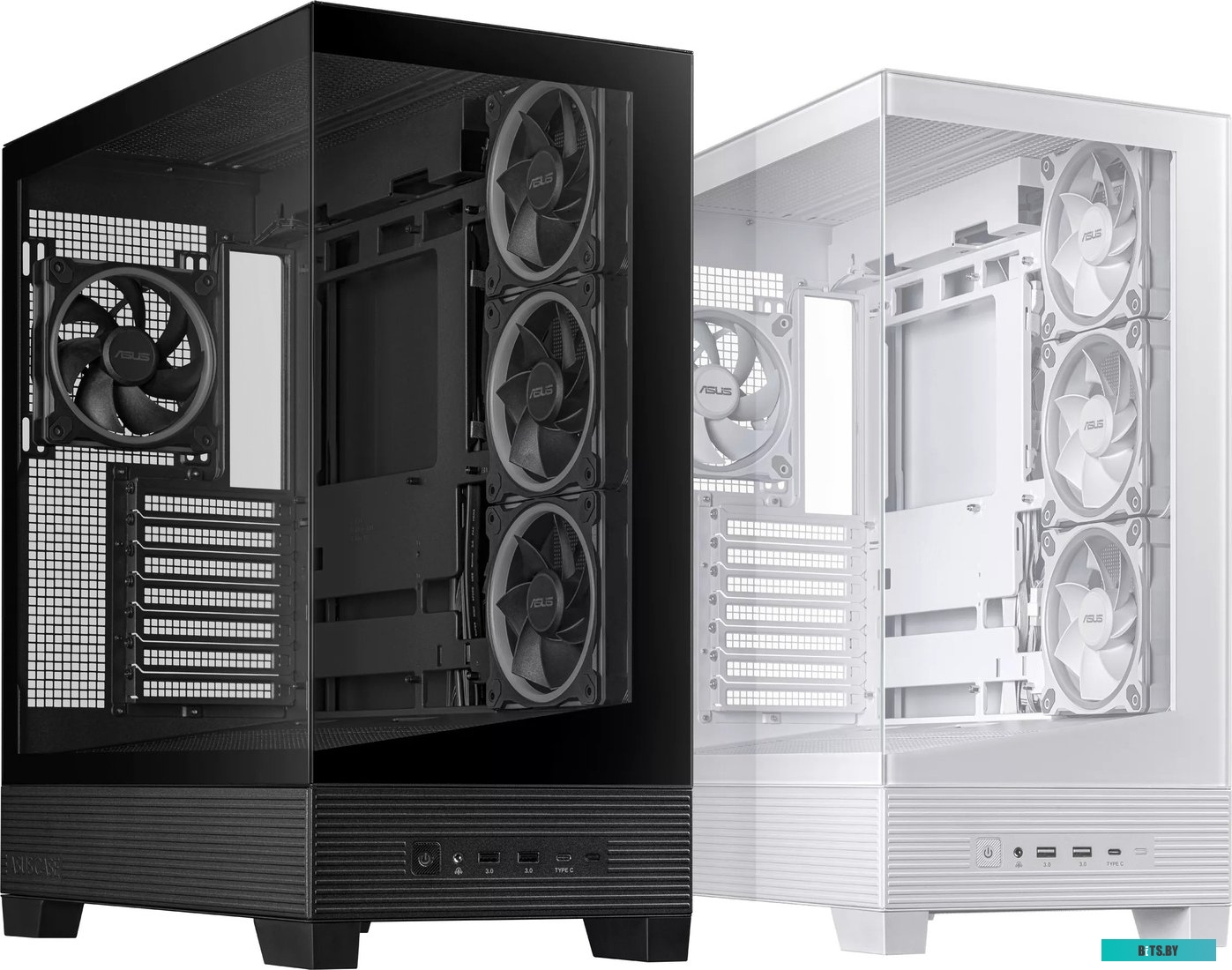 Корпус ASUS TUF GAMING GT302 TG ARGB BLACK (90DC00I0-B19000) GT302/ARGB FANS/BLK 90DC00I0-B19000