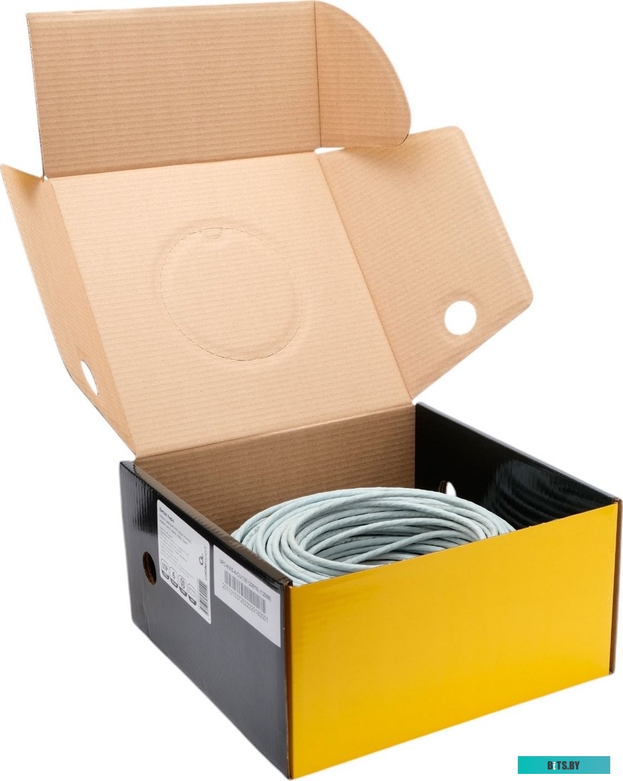 Кабель витая пара U/UTP 6 кат. 4 пары Cablexpert UPC-6055-4-CU/100 indoor 4x2x0.55, медный, однож., 100м, box, серый UPC-6055-4-CU/100