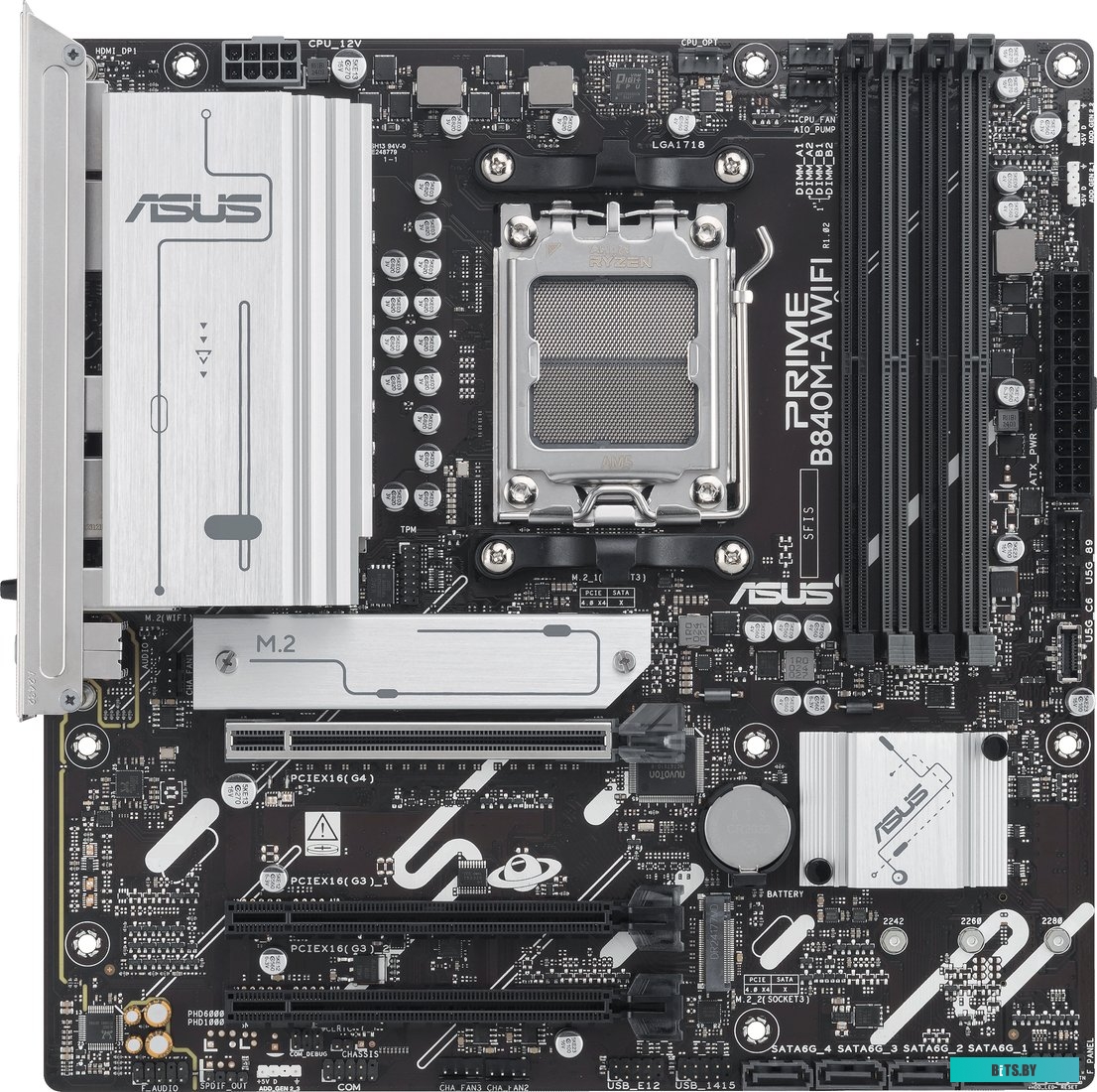 Материнская плата mATX ASUS PRIME B840M-A WIFI 90MB1J20-M0EAY0
