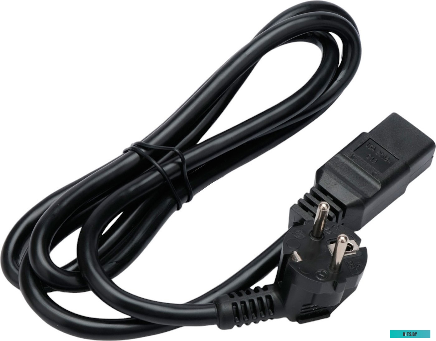 Кабель питания Cablexpert Россия PC-S22-C19-2.5-1.5M, Schuko-C19, 3x2.5мм2, 16A, с заземлением, медь, 1.5м, черный, пакет PC-S22-C19-2.5-1.5M