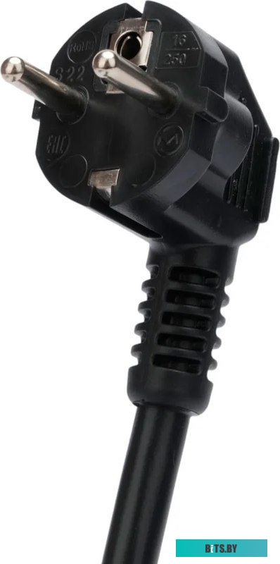 Кабель питания Cablexpert Россия PC-S22-C19-2.5-1.5M, Schuko-C19, 3x2.5мм2, 16A, с заземлением, медь, 1.5м, черный, пакет PC-S22-C19-2.5-1.5M