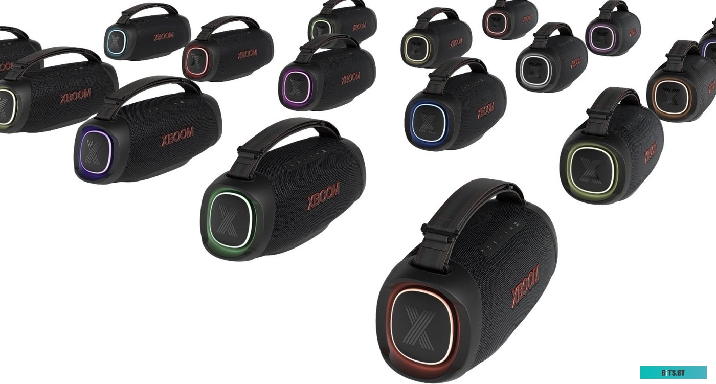 Колонка порт. LG XG8T черный 120W 2.1 BT XG8T