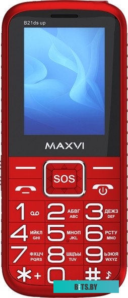 Мобильный телефон Maxvi B21ds (красный)
