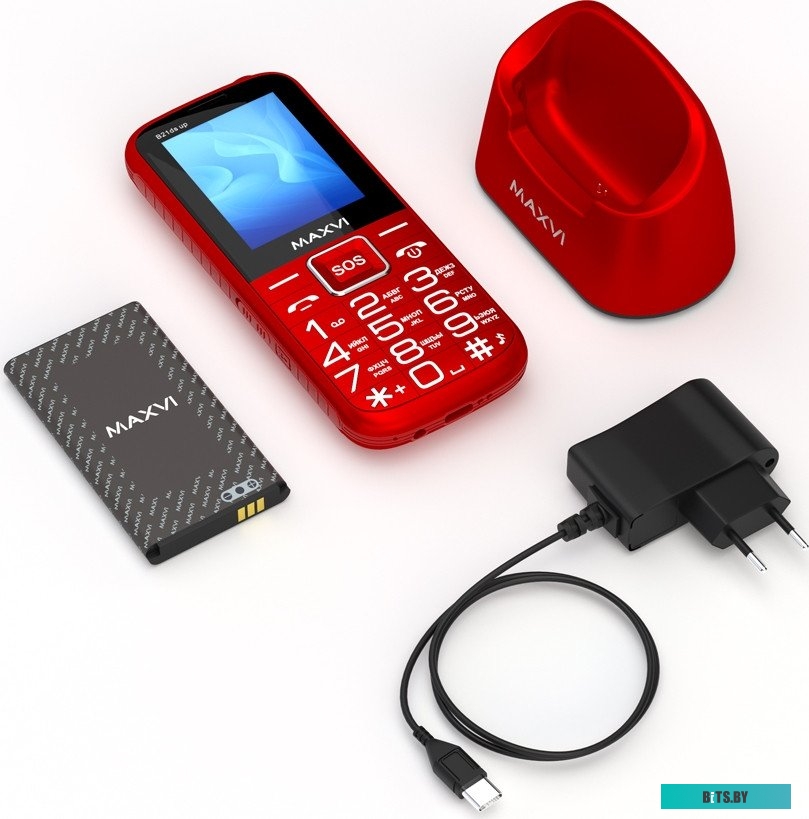 Мобильный телефон Maxvi B21ds (красный)
