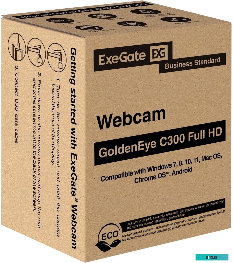 Веб-камера ExeGate GoldenEye C300 Full HD EX297682RUS